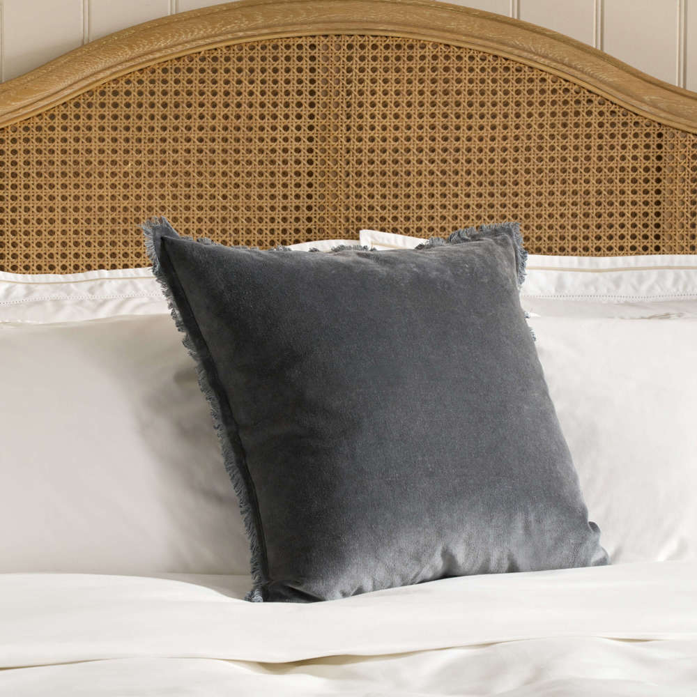Victoria Fringed Velvet Cushion
